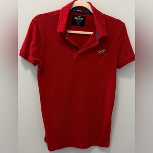 Hollister Red Polo Shirt Classic Style